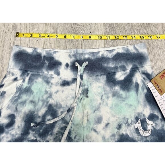 True Religion Jogger Lounge Pants Sweatpants Horseshoe Logo Camo Women’s Small - Picture 4 of 5